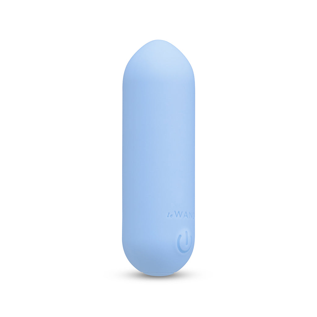 Le Wand Mini Vibe Bullet - Compact Waterproof Rechargeable Bullet Vibrator - Blue