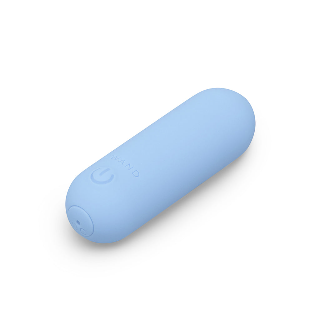 Le Wand Mini Vibe Bullet - Compact Waterproof Rechargeable Bullet Vibrator - Blue