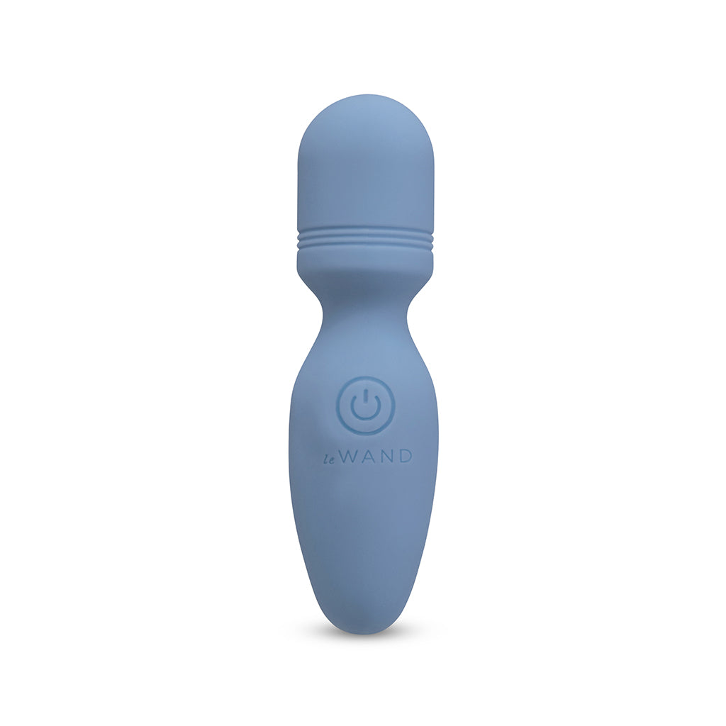 Le Wand Mini Vibe Pocket Wand Vibrator - Blue