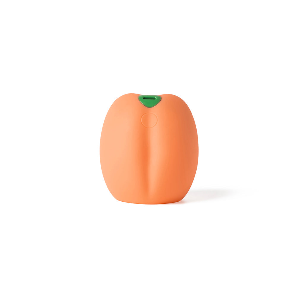 Emojibator Peach Vibrating Stroker – Orange