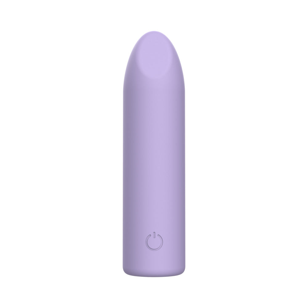 Adam & Eve Lilac Point Bullet Vibe – Silicone Bullet Vibe with 10 Vibration Patterns – Light Purple