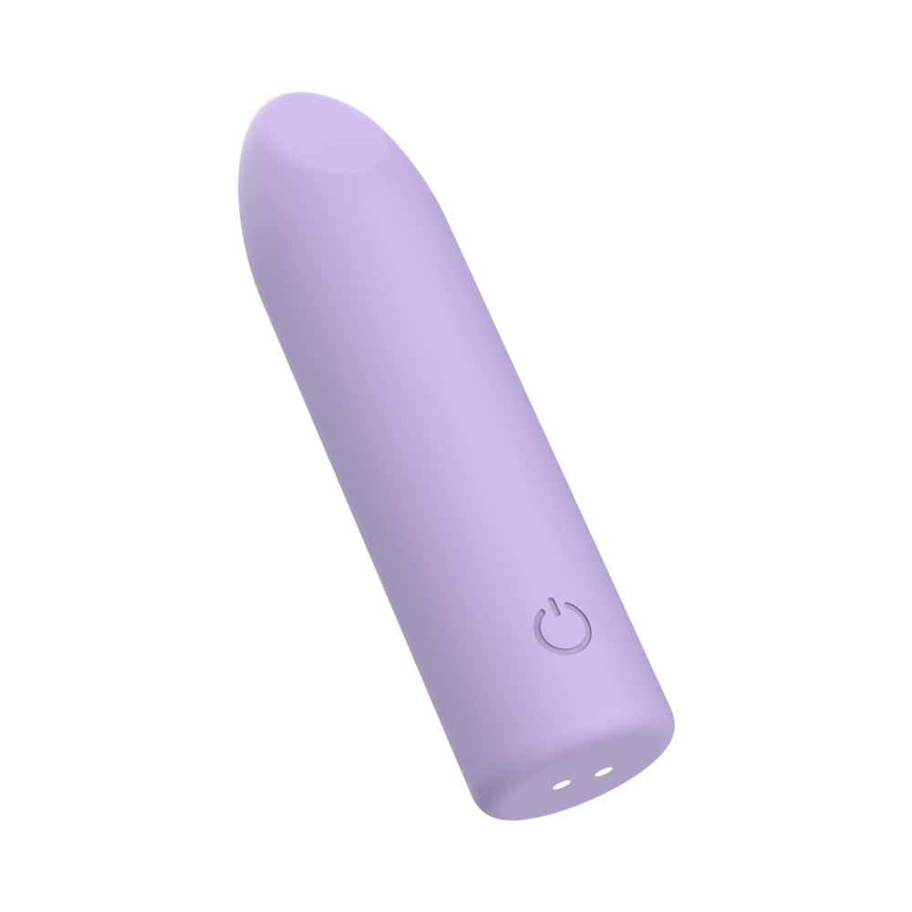 Adam & Eve Lilac Point Bullet Vibe – Silicone Bullet Vibe with 10 Vibration Patterns – Light Purple