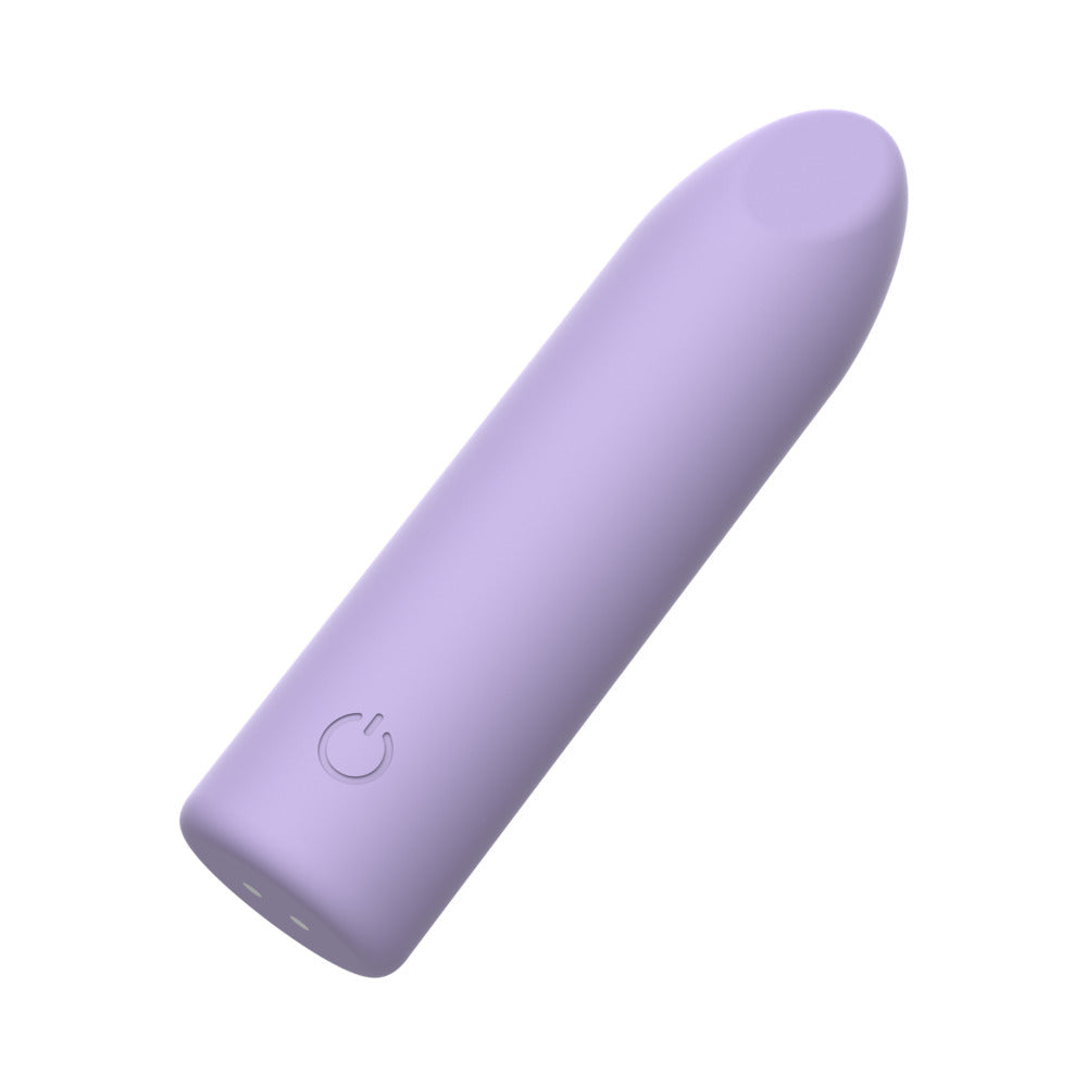Adam & Eve Lilac Point Bullet Vibe – Silicone Bullet Vibe with 10 Vibration Patterns – Light Purple