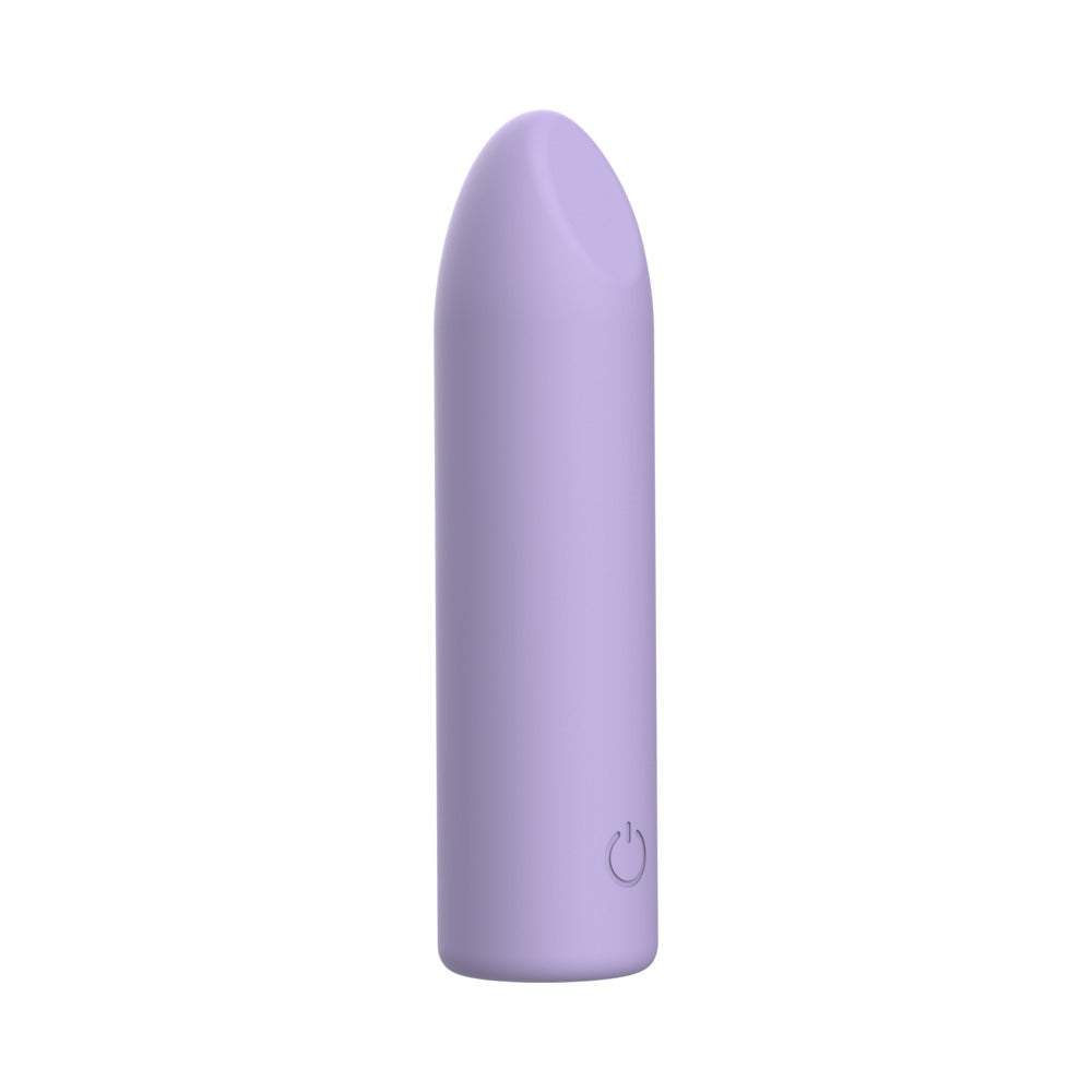 Adam & Eve Lilac Point Bullet Vibe – Silicone Bullet Vibe with 10 Vibration Patterns – Light Purple