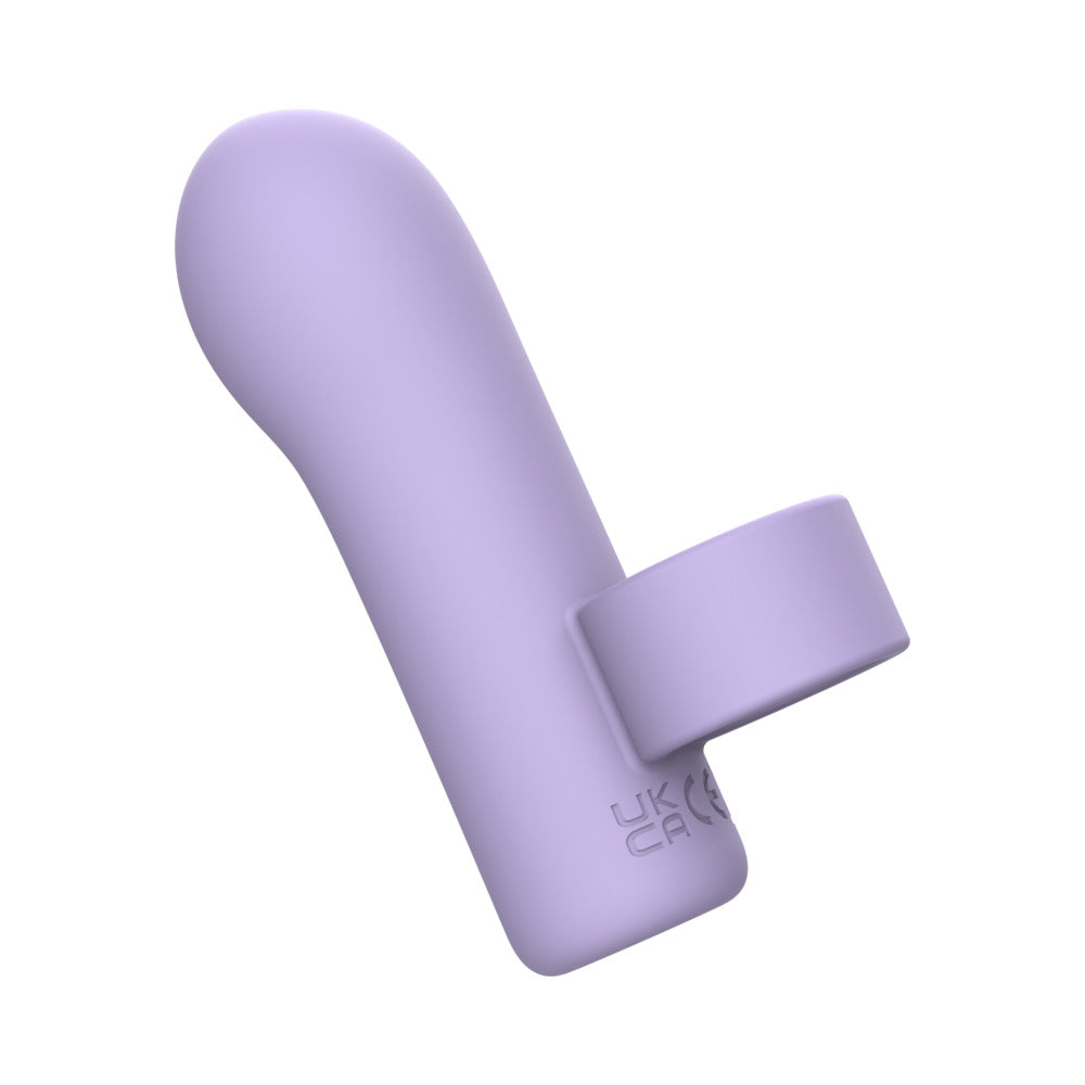 Adam & Eve Lust Loop Bullet Finger Vibe – Light Purple – 10 Vibration Patterns