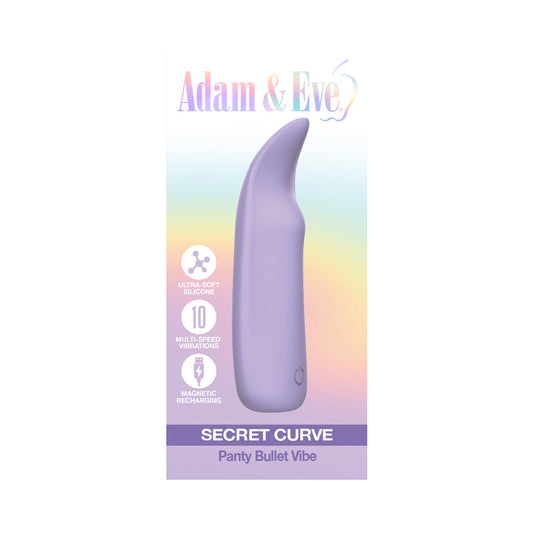 Adam & Eve Secret Curve Panty Bullet Vibe – Light Purple – Waterproof