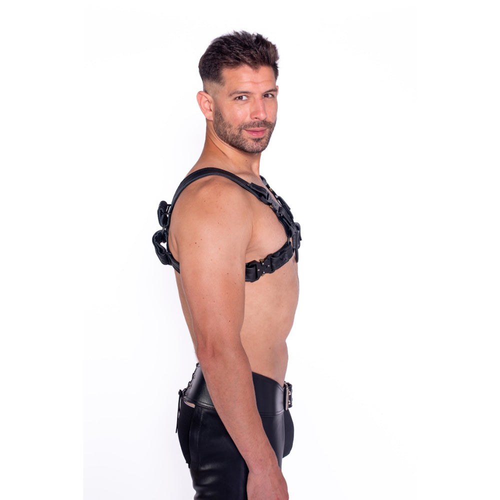 Prowler RED Bull Harness – Black – XL Size