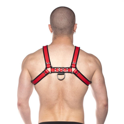 Prowler RED Bull Harness - Black/Red - XL Size