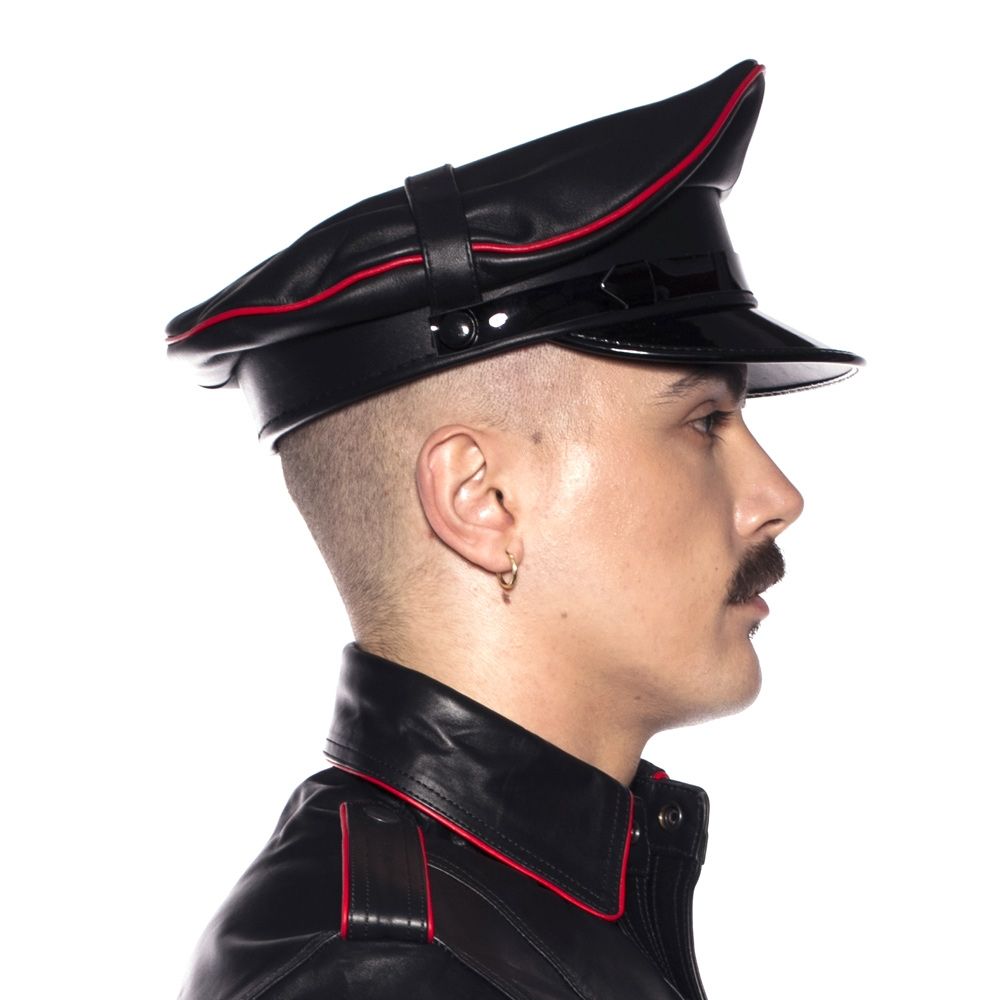 Prowler RED Military Cap - Black/Red - Size XL