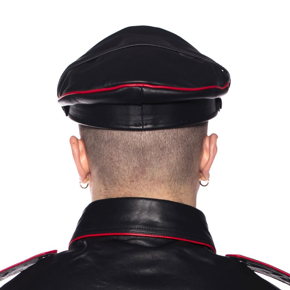Prowler RED Military Cap - Black/Red - Size XL