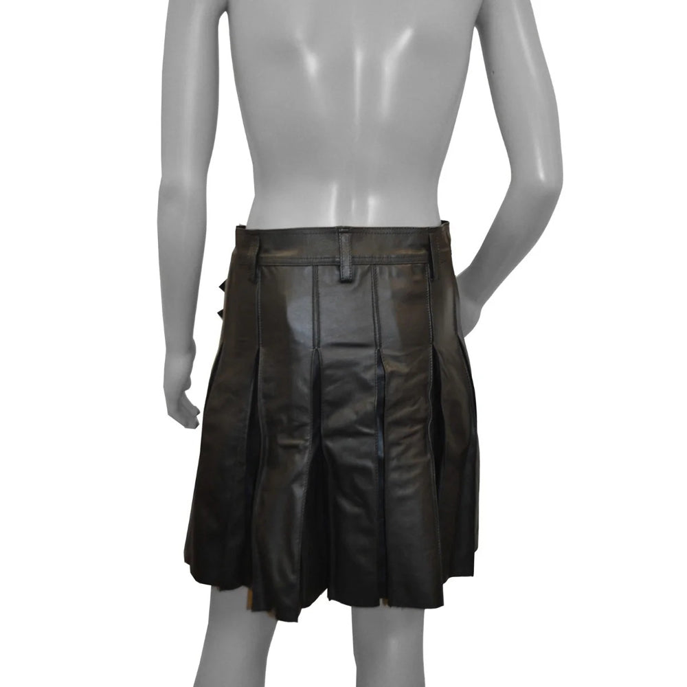 Prowler RED Leather Kilt Size 40-42 - Black