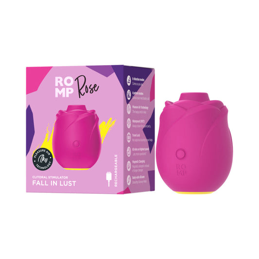 ROMP Rose 2.0 Clitoral Stimulator with Pleasure Air Technology - Hot Pink