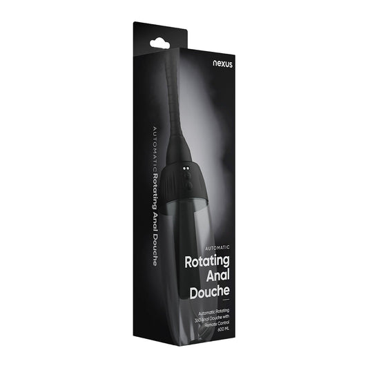 Nexus Automatic Rotating Anal Douche – Black/Clear