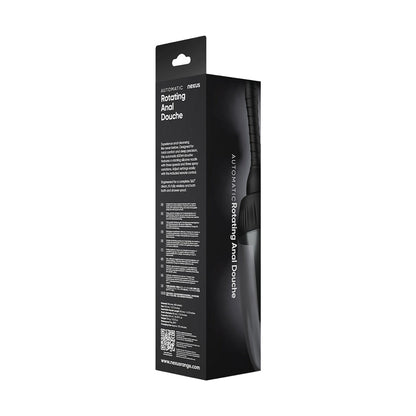 Nexus Automatic Rotating Anal Douche – Black/Clear