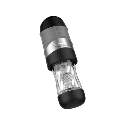 Nexus Alpha Surge Masturbator – Six Modes of Suction and Rotation – Black/Clear