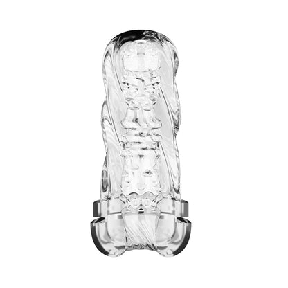 Nexus Alpha Surge Masturbator – Six Modes of Suction and Rotation – Black/Clear