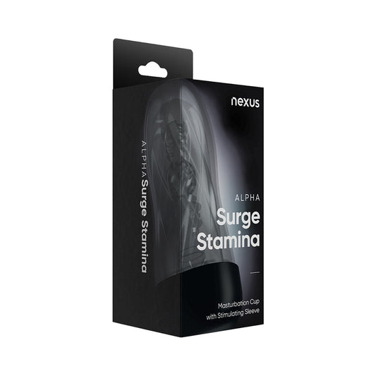 Nexus Alpha Surge Stamina Sleeve – Clear – Textured TPE Design