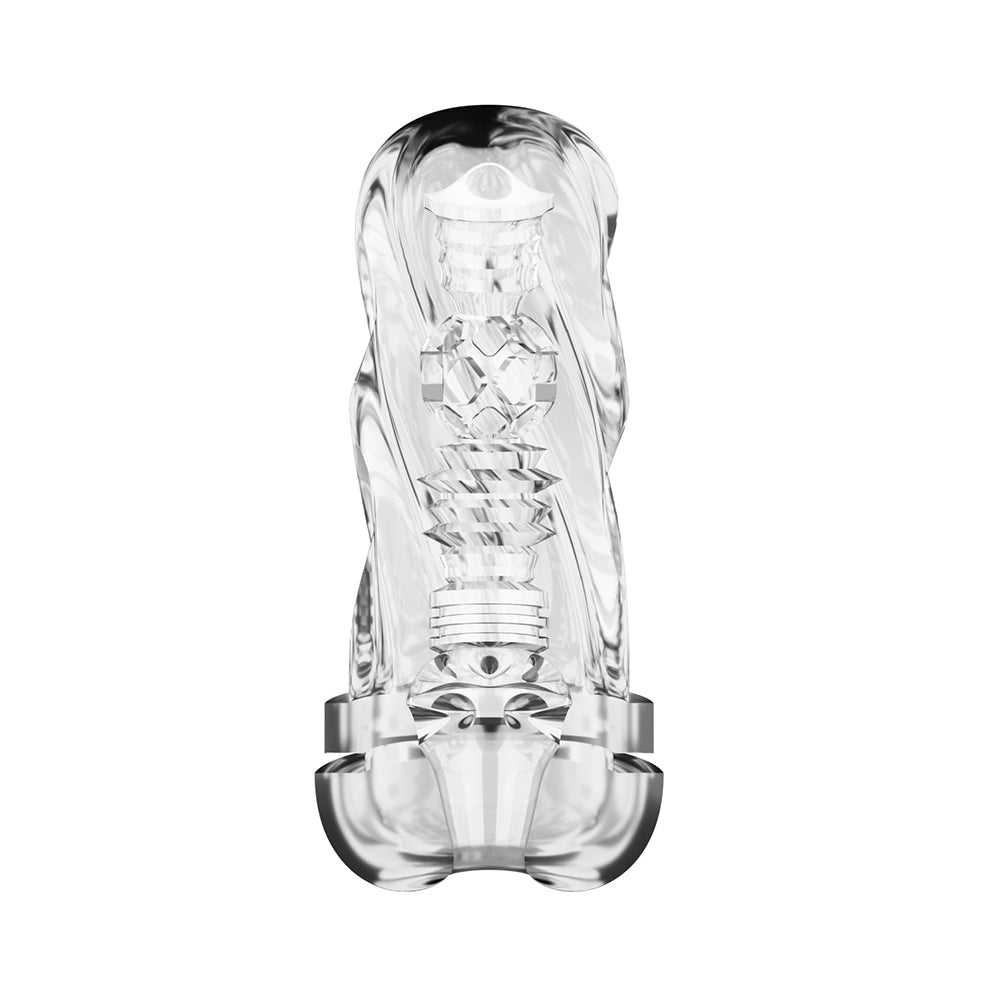 Nexus Alpha Surge Stamina Sleeve – Clear – Textured TPE Design