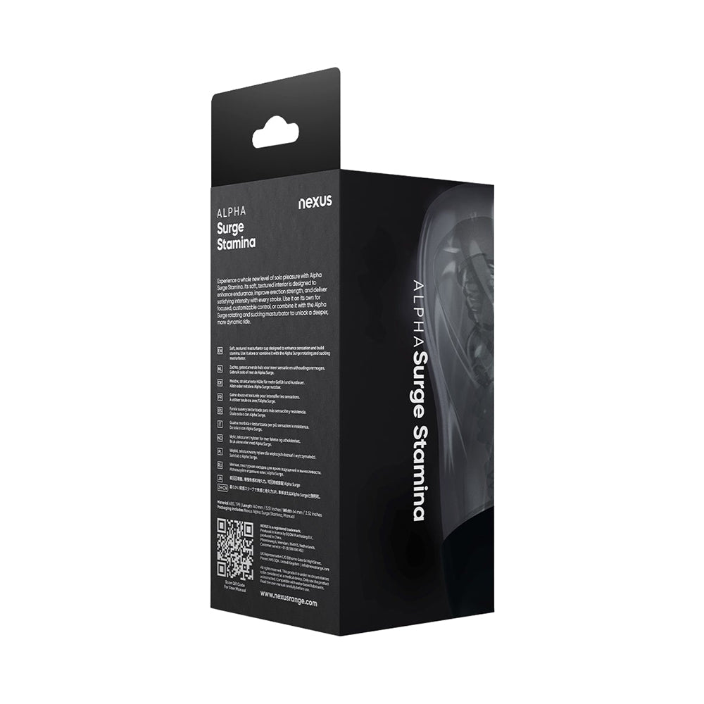 Nexus Alpha Surge Stamina Sleeve – Clear – Textured TPE Design