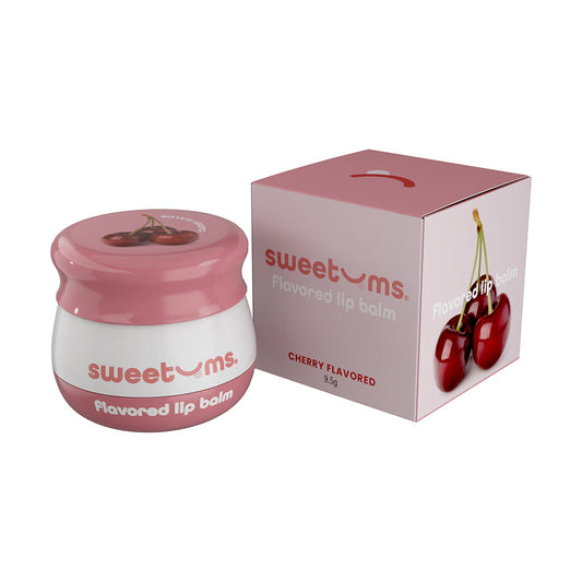 Sweetums Cherry Flavored Lip Balm – Hydrating Lip Care