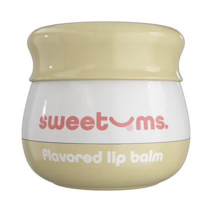 Sweetums Vanilla Flavored Lip Balm – Hydrating Lip Care with Built-in Mirror
