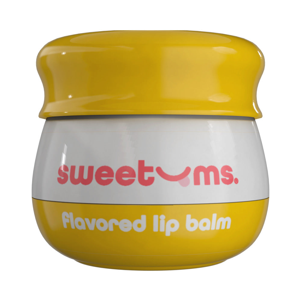 Sweetums Honey Flavored Lip Balm – Hydrating Lip Care with Built-in Mirror