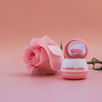 Sweetums Sweet Rose Flavored Lip Balm – Hydrating Floral Formula