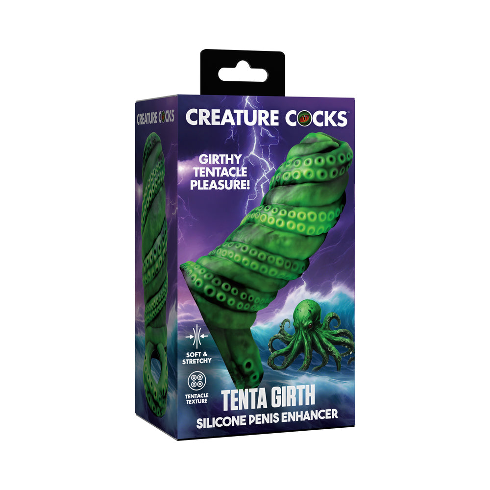 Creature Cocks Tenta Girth Silicone Penis Enhancer – Green