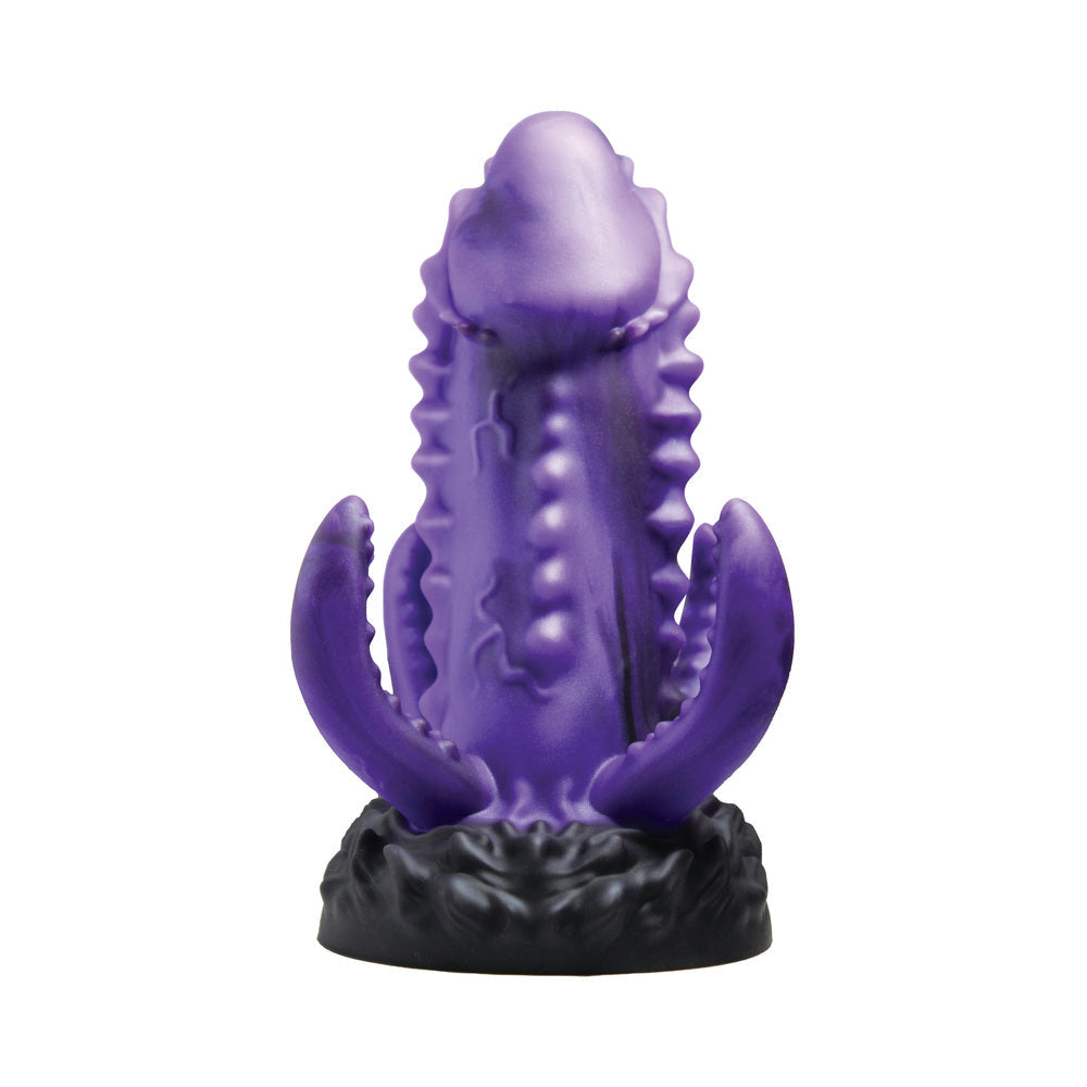 Creature Cocks Leviathan Silicone Dildo – Purple – Tentacle Design
