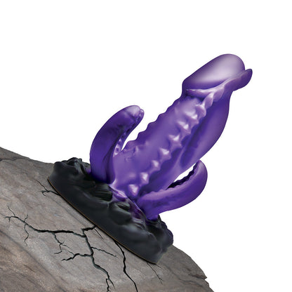 Creature Cocks Leviathan Silicone Dildo – Purple – Tentacle Design