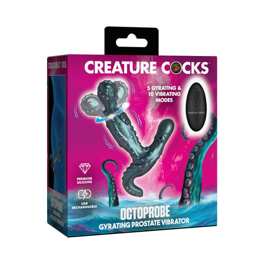 Creature Cocks Octoprobe Gyrating Prostate Vibrator – Metallic Blue/Purple
