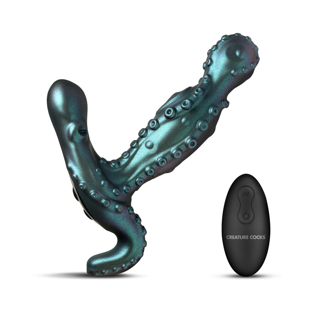 Creature Cocks Octoprobe Gyrating Prostate Vibrator – Metallic Blue/Purple