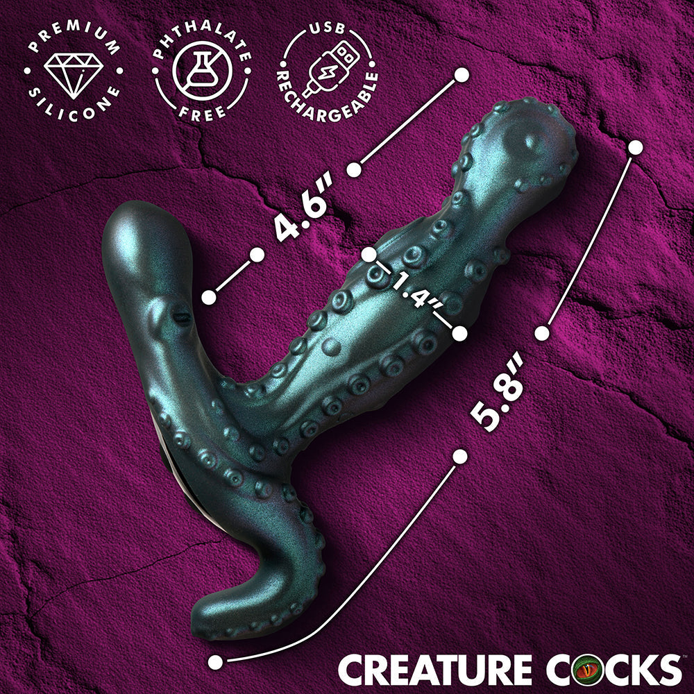 Creature Cocks Octoprobe Gyrating Prostate Vibrator – Metallic Blue/Purple