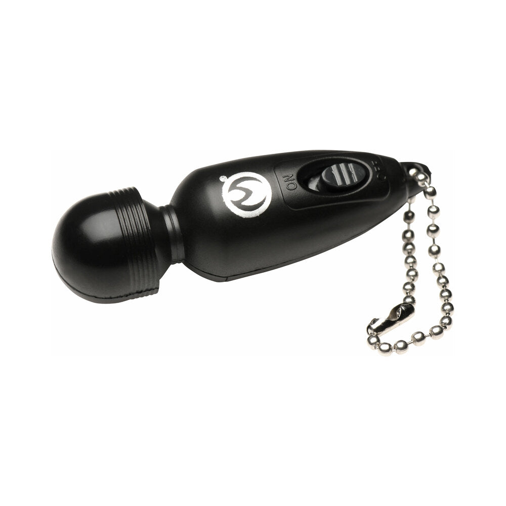 Master Series Thunderstick Mini Vibrating Wand Keychain – Black