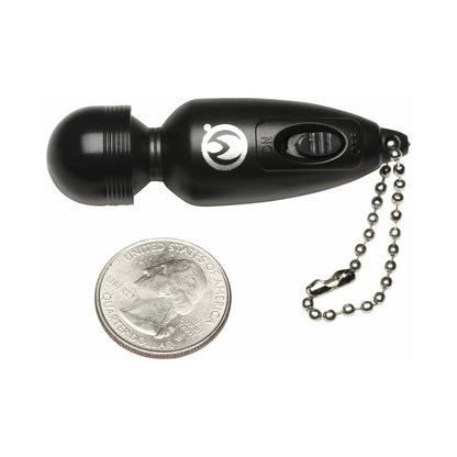Master Series Thunderstick Mini Vibrating Wand Keychain – Black
