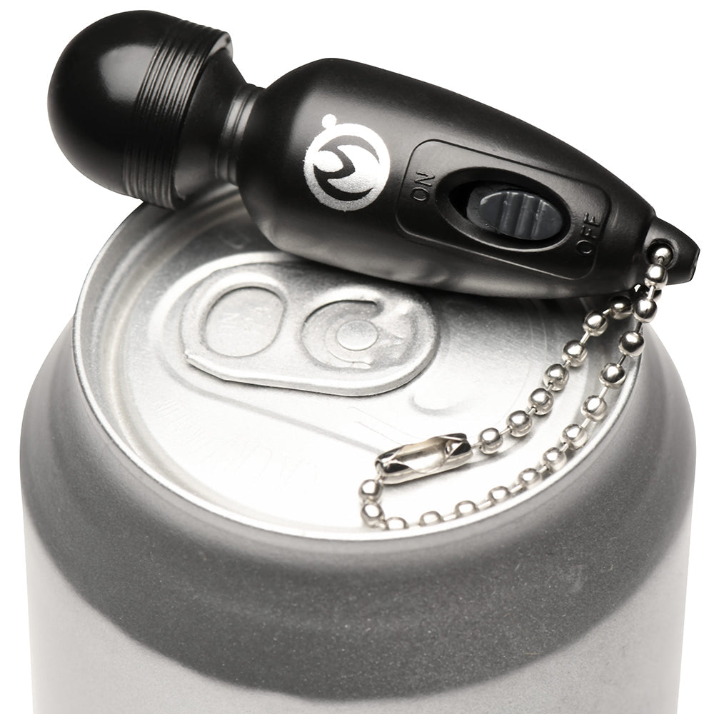Master Series Thunderstick Mini Vibrating Wand Keychain – Black