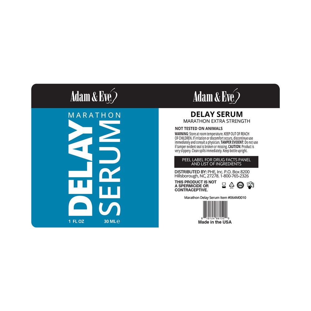 Adam & Eve Marathon Delay Spray – Maximum Strength Delay Serum – 1 fl. oz.