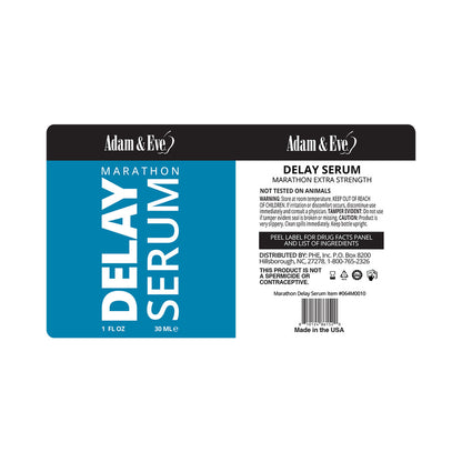 Adam & Eve Marathon Delay Spray – Maximum Strength Delay Serum – 1 fl. oz.