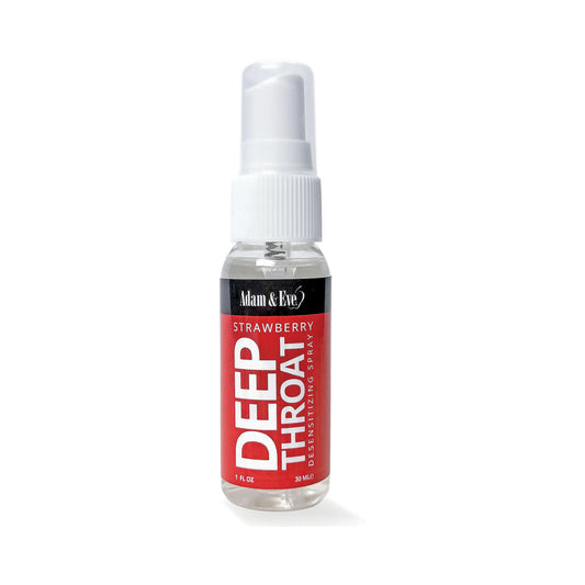 Adam & Eve Deep Throat Desensitizing Spray – Strawberry Flavor – 1 fl. oz.