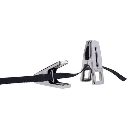 Sportsheets Edge Body Zipper Clothes Pins – Silver, 16 Clamps with Silicone Lining
