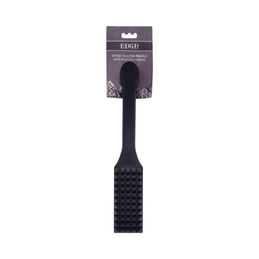 Sportsheets Edge Spiked Silicone Paddle – Black – Impact Tool