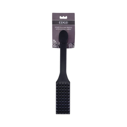 Sportsheets Edge Spiked Silicone Paddle – Black – Impact Tool
