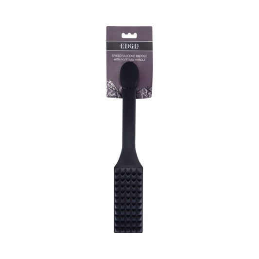 Sportsheets Edge Spiked Silicone Paddle – Black – Impact Tool