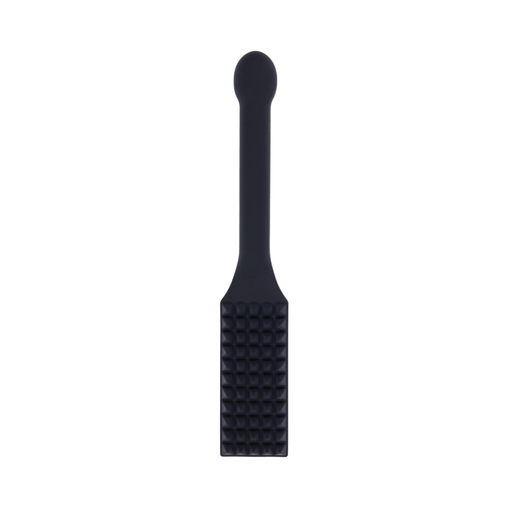Sportsheets Edge Spiked Silicone Paddle – Black – Impact Tool