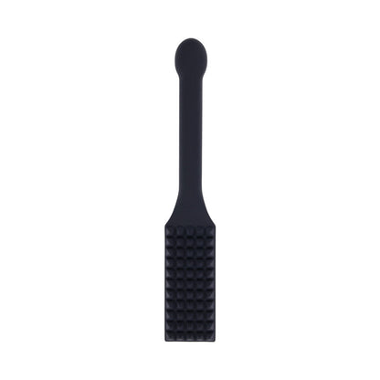 Sportsheets Edge Spiked Silicone Paddle – Black – Impact Tool