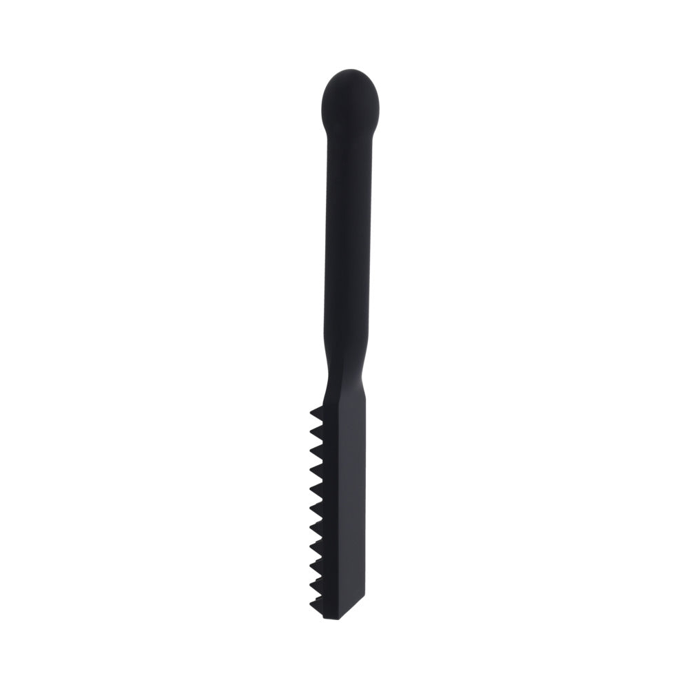 Sportsheets Edge Spiked Silicone Paddle – Black – Impact Tool