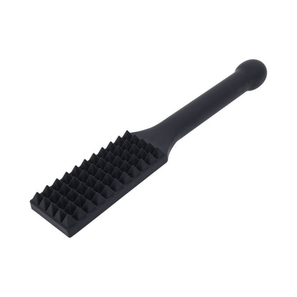 Sportsheets Edge Spiked Silicone Paddle – Black – Impact Tool