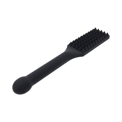 Sportsheets Edge Spiked Silicone Paddle – Black – Impact Tool