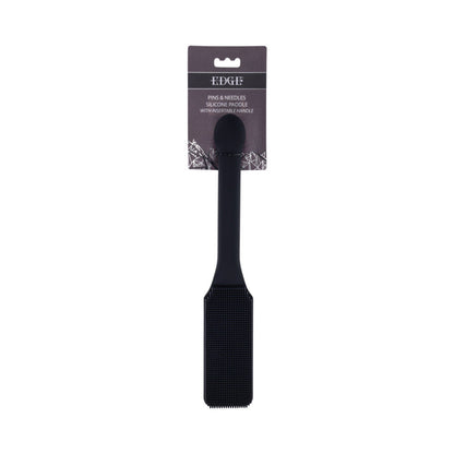 Sportsheets Edge Pins & Needles Silicone Paddle – Black – Body-Safe Silicone