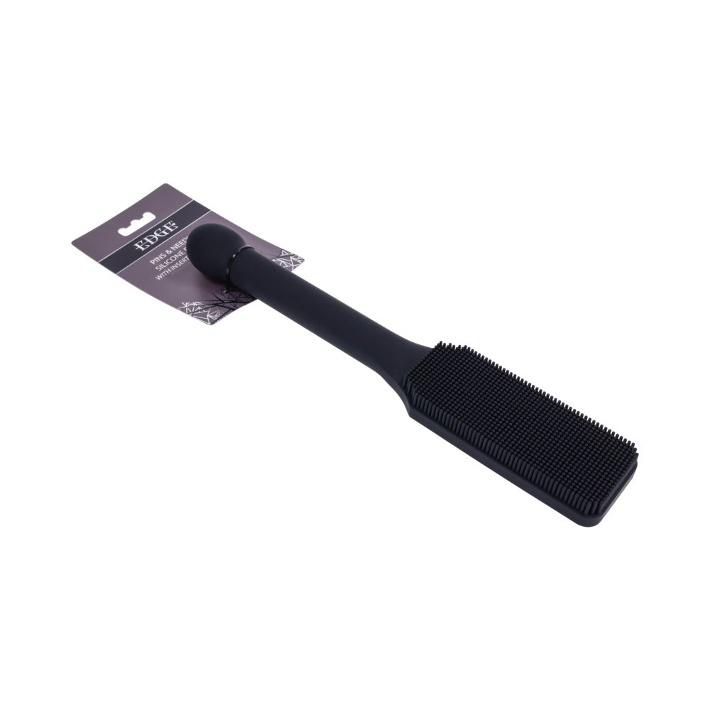 Sportsheets Edge Pins & Needles Silicone Paddle – Black – Body-Safe Silicone